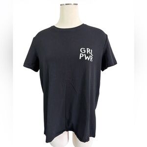 GRL PWR T-Shirt Color Black Size XXL